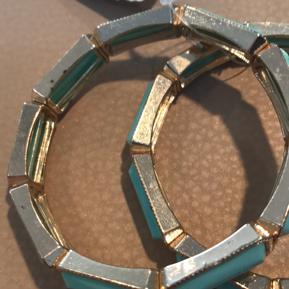 Charming Charlie Mint Teal Mediu bracelets new - Picture 5 of 5